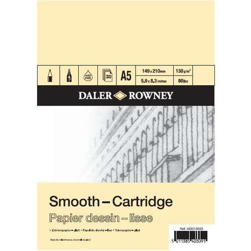 DALER-ROWNEY Zeichenblock Smooth-Cartridge