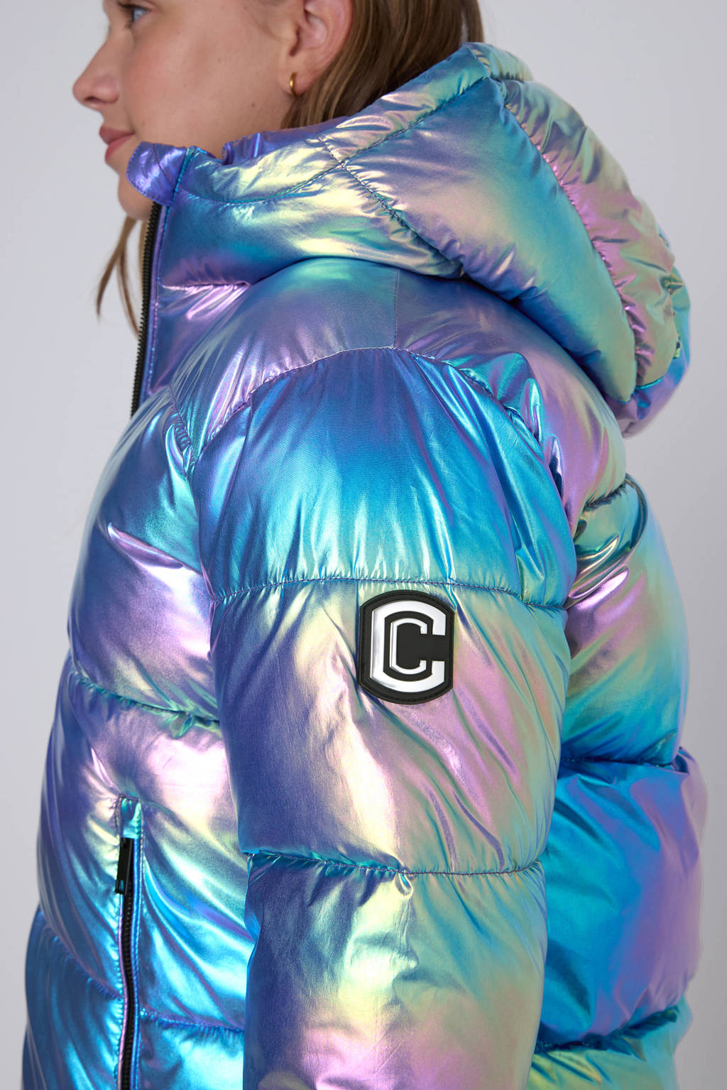 Coolcat Puffer Winterjas Jessica Metallic Oil