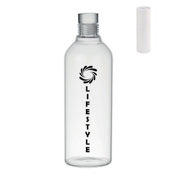 GiftRetail MO6802 - LARGE LOU Bouteille en borosilicate 1L