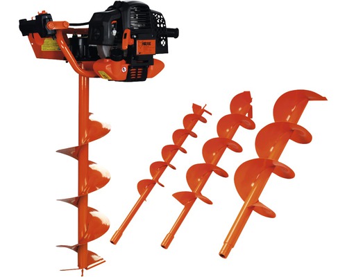 Grondboorset Fuxtec FX-EB152 inclusief boorkoppen 100, 150, 200 mm