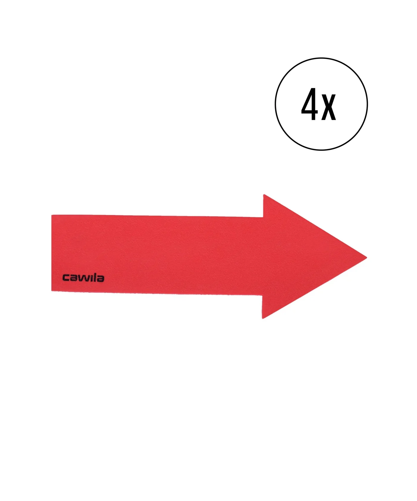 Cawila Marker-System Pfeil 36 x 9cm 4er Set Rot