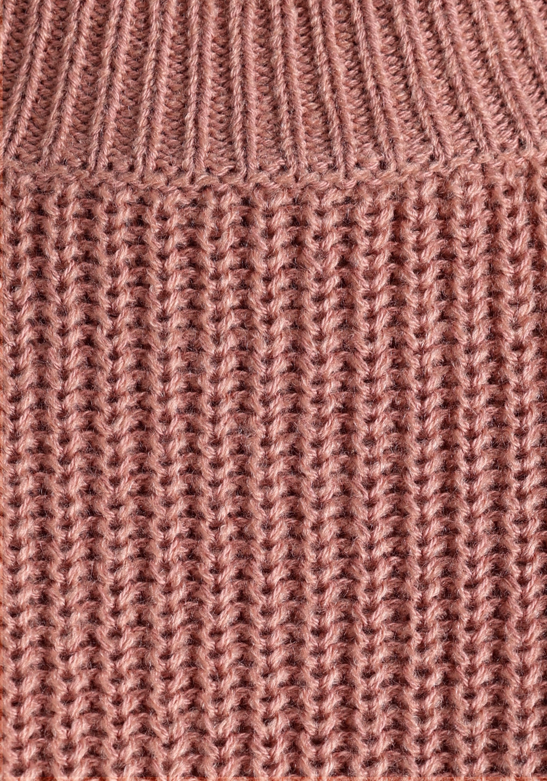 Laura Scott Strickpullover , Übergangspullover aus Grobstrick, mit Zierknöpfen