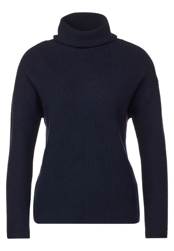 Rollkragenpullover - deep blue