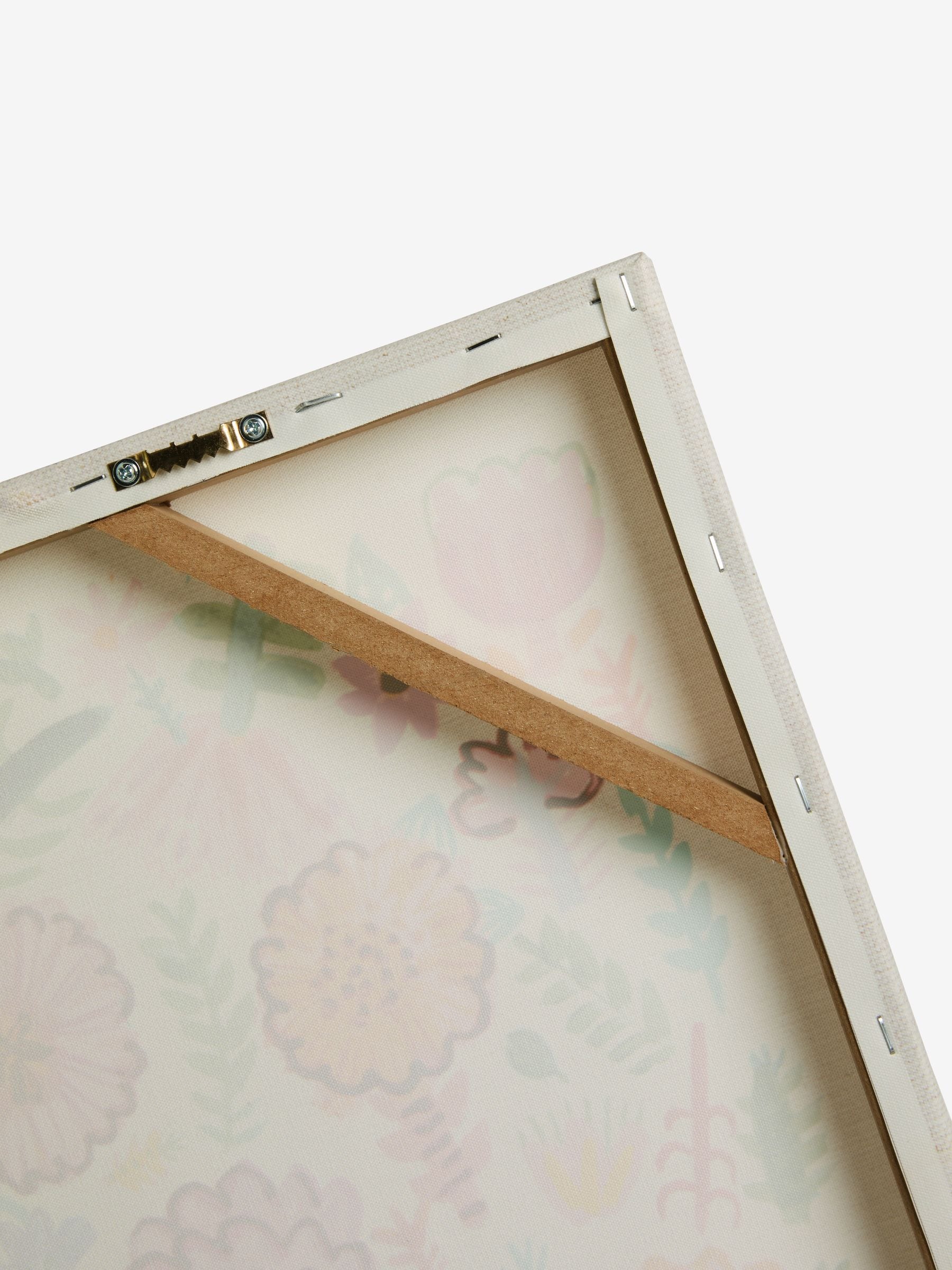 Lucy Tiffney canvas met bloemenprint
