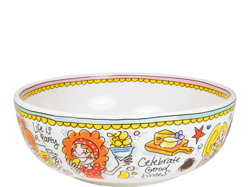 Schaal diep 24 cm Salade