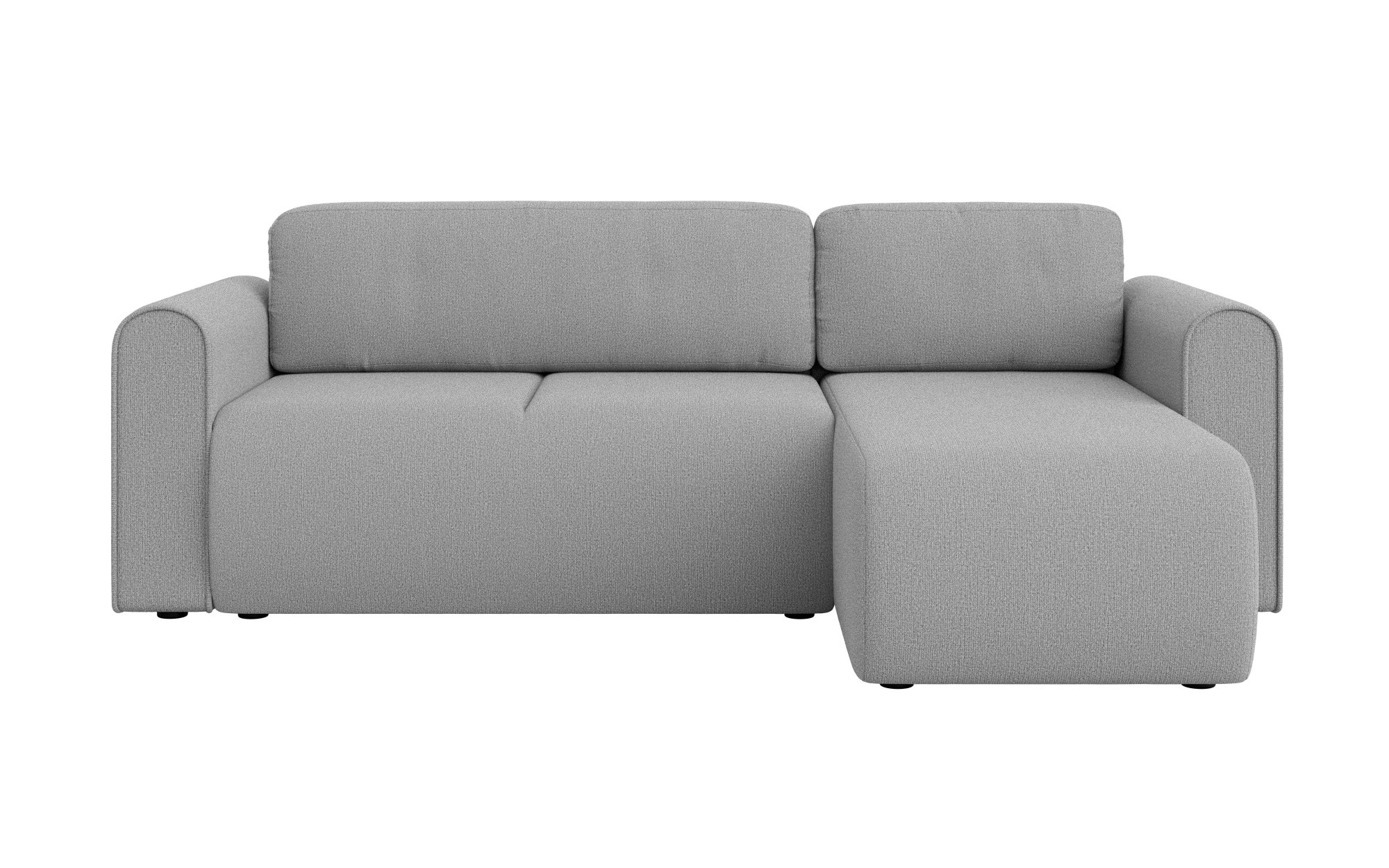 GOODproduct Ecksofa »Zacharia wahlweise Schlafsofa mit Bettkasten, B/T/H 250/166/86 cm« L-Form mit Wellenunterfederung, Recamiere beidseitig montierbar