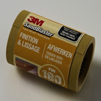 3M Sandblaster schuurpapier op rol fijn K180 115 mm 2,5 meter