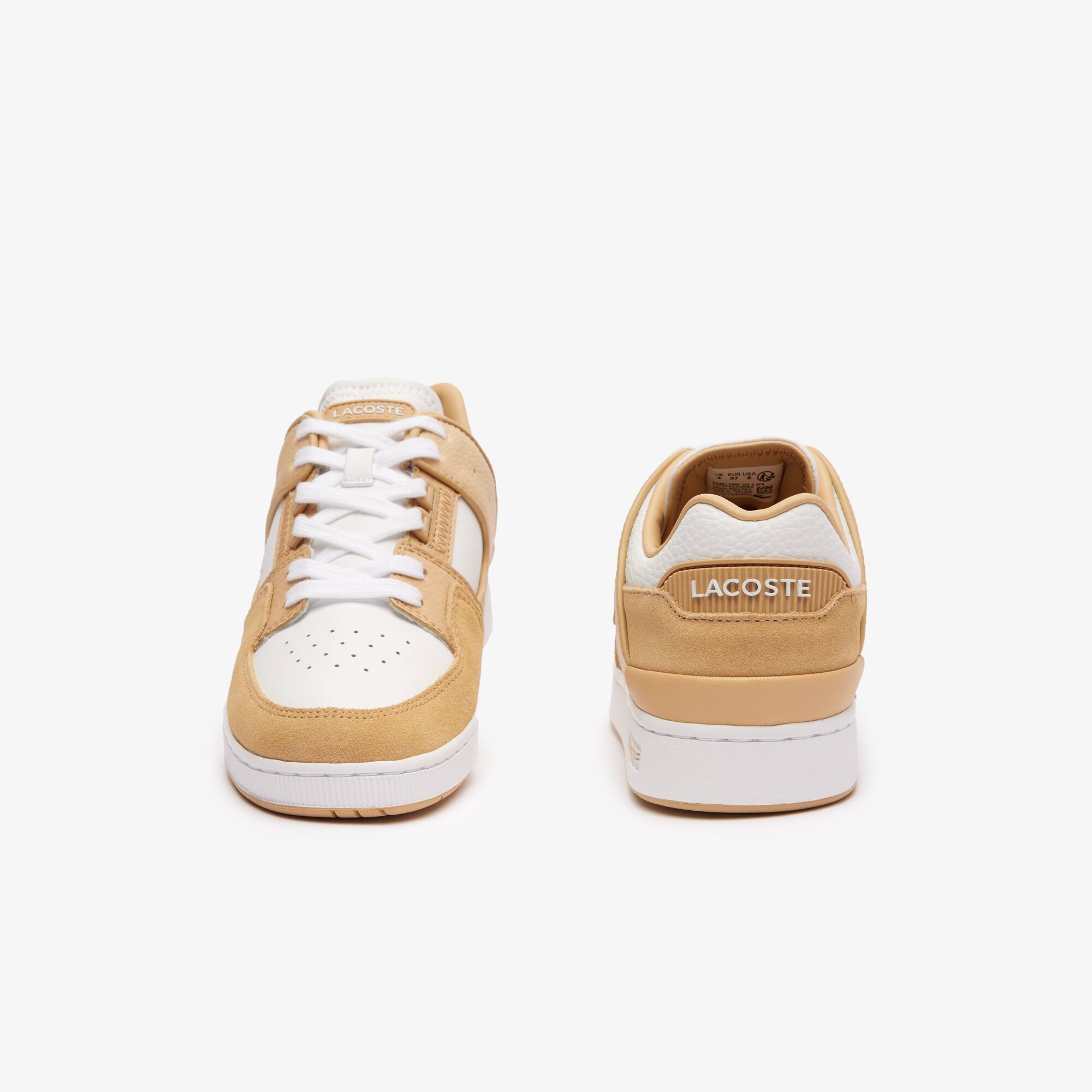 Sneakers Court Cage femme en cuir Sneakers - Marron - Lacoste - Femme