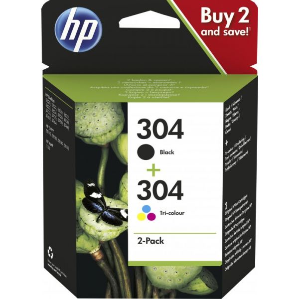 Tinteiro HP 304 Multipack Black   Tri-Colour