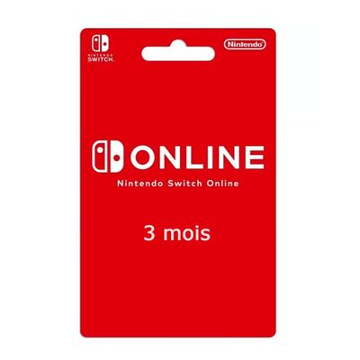 Nintendo switch subscription 3 Mois - Code d'activation envoyé par email