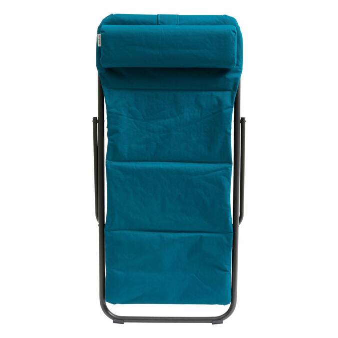 Chilienne de jardin pliante JUBBA Bleu canard & Graphite