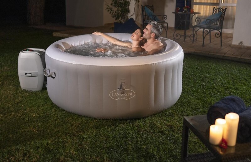 Lay-Z-Spa - St.Lucia Airjet Spabad - 170 CM - 4 Personer