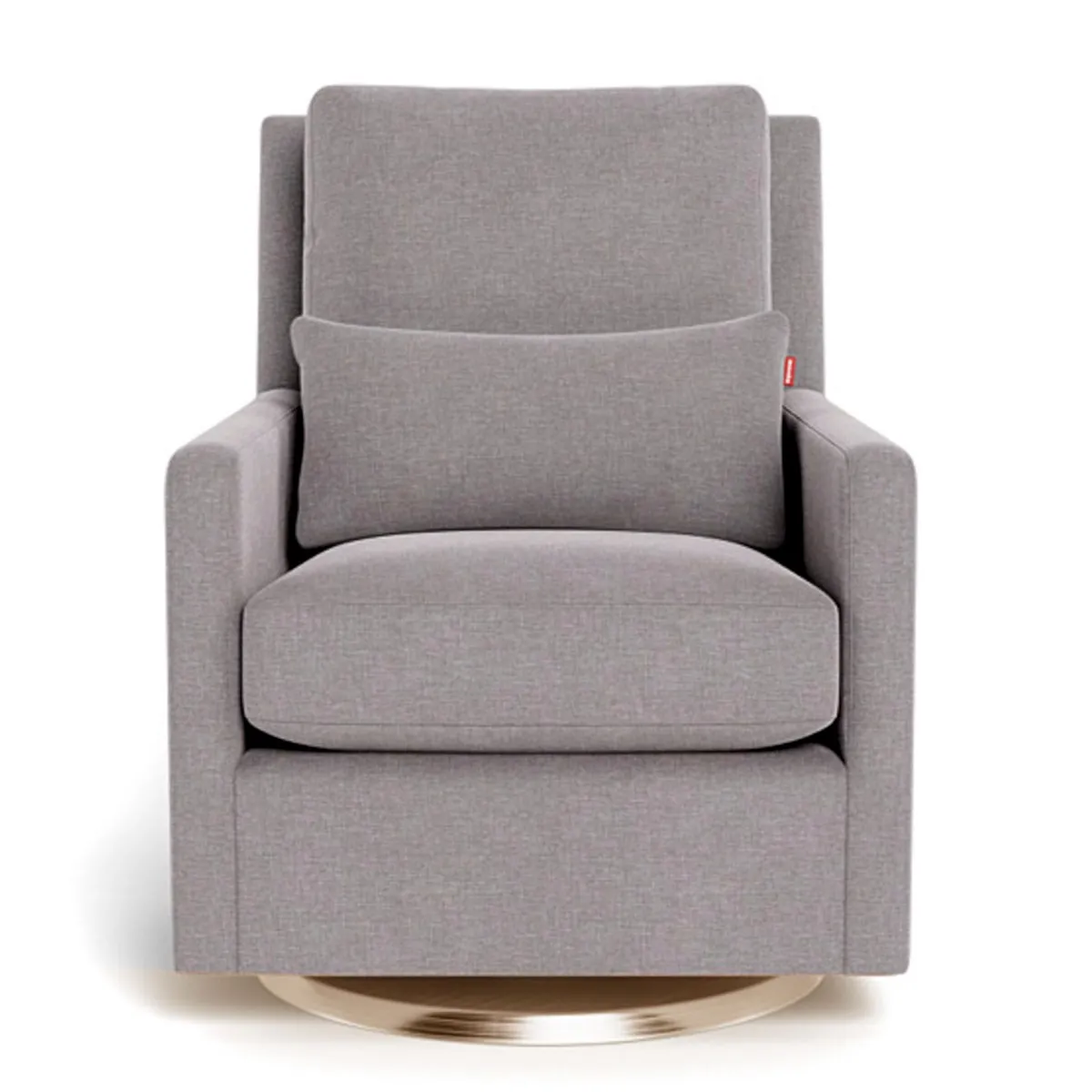 Monte Fauteuil Berçant et Pivotant Como - Pepper Gris  Or