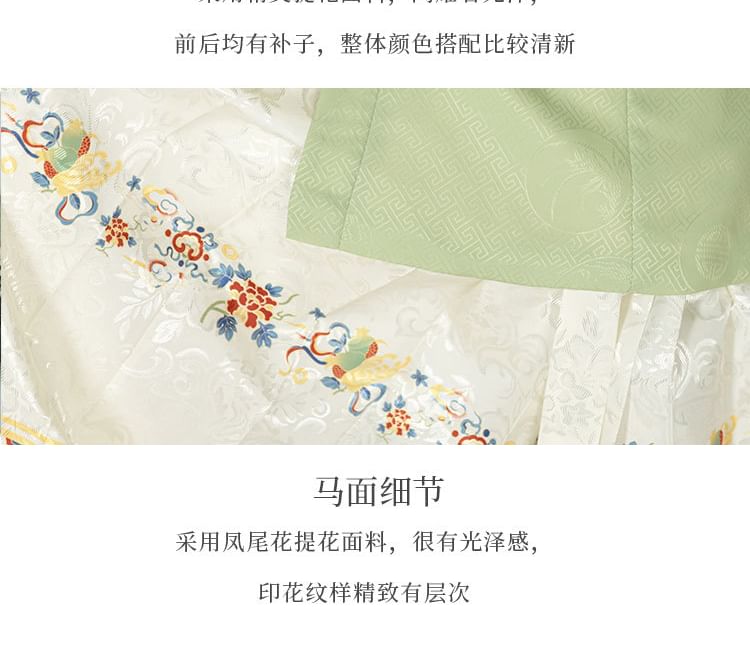 Francoix - Bloemen Hanfu Kostuumset