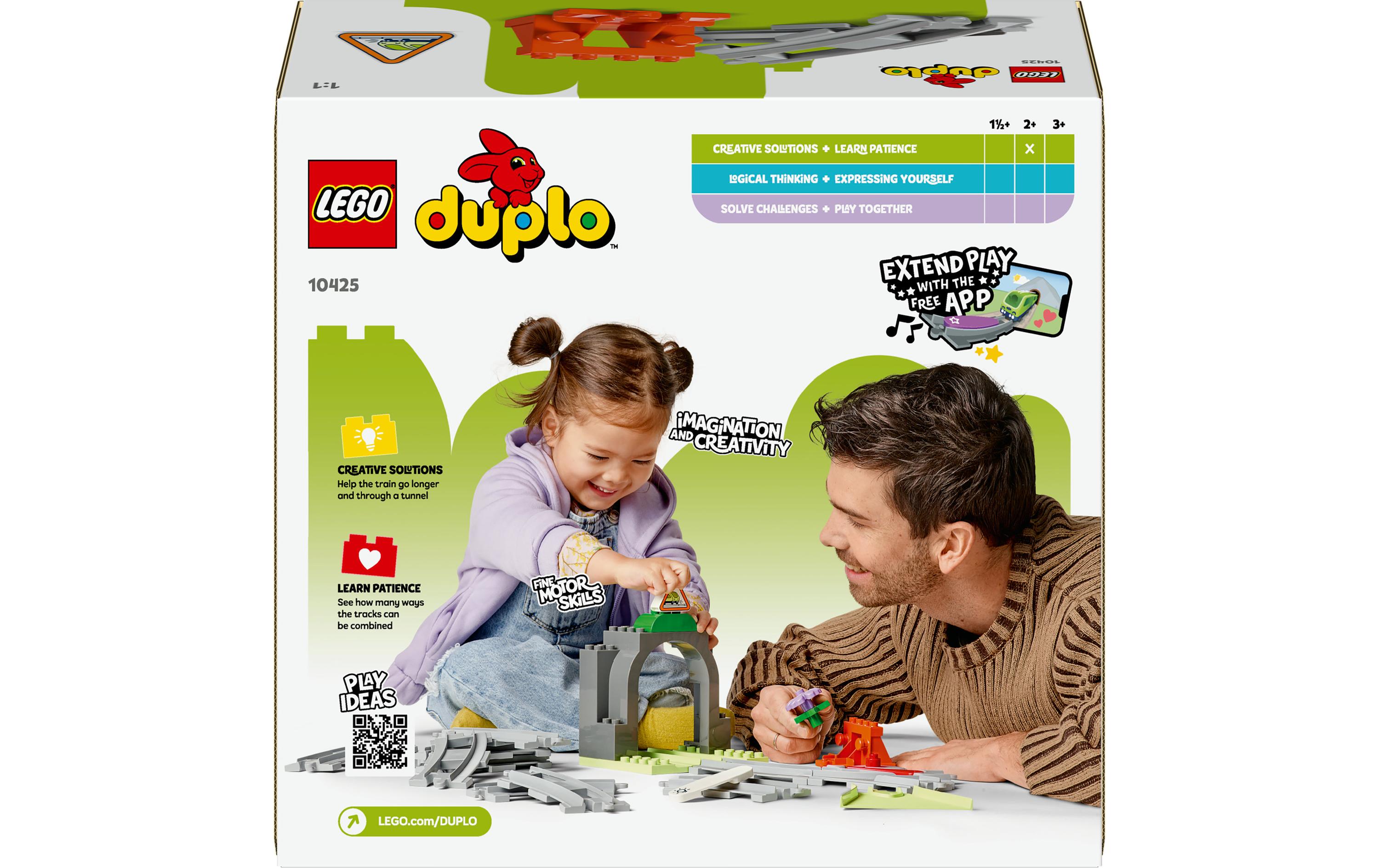 DUPLO® Eisenbahntunnel und Schienen 10425Kreatives Erweiterungsset