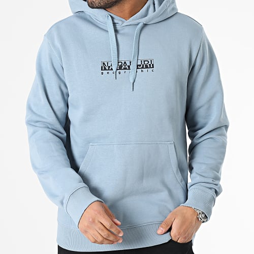 Sweat Capuche Box A4GBE Bleu Clair