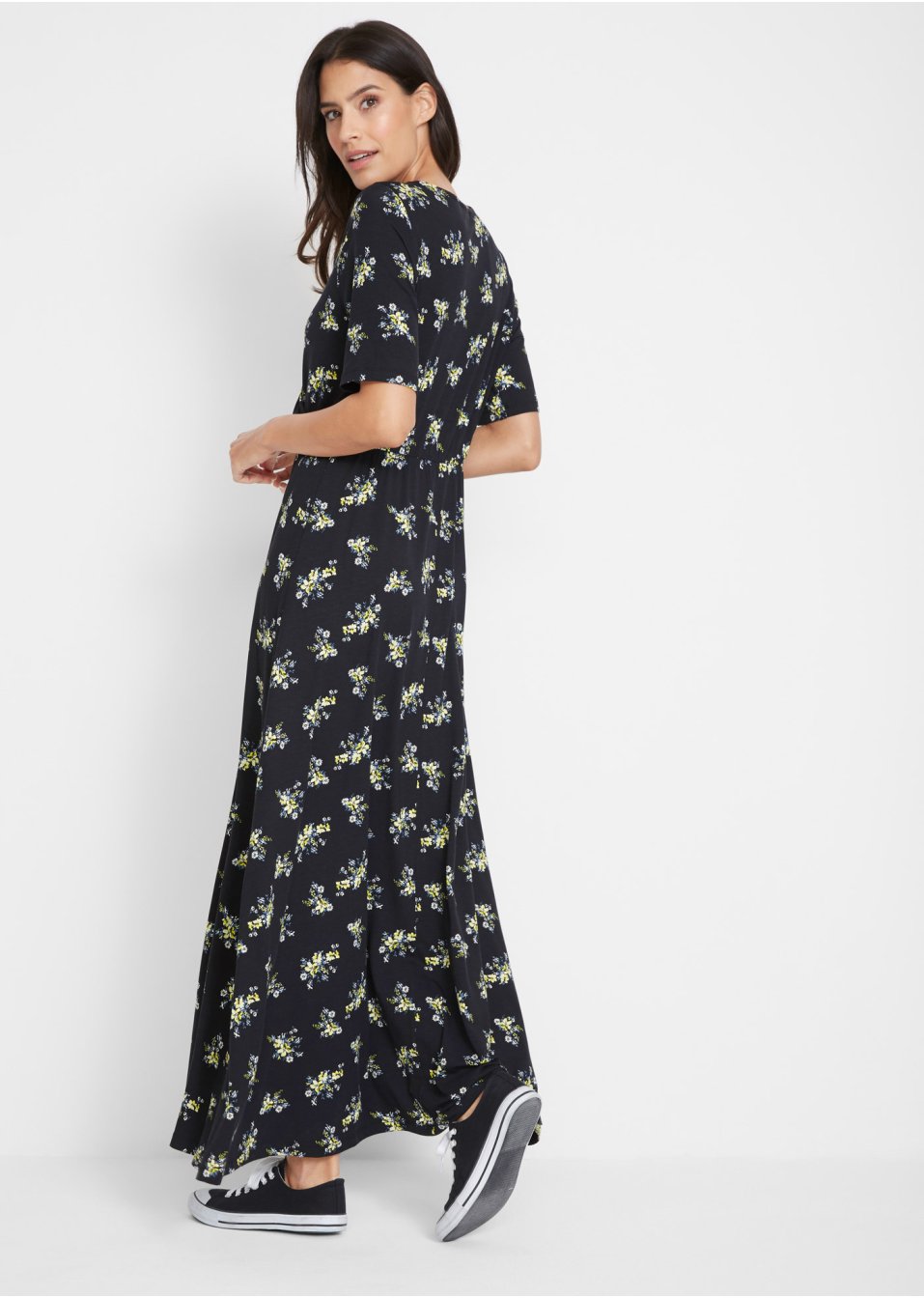 Robe longue imprimée
