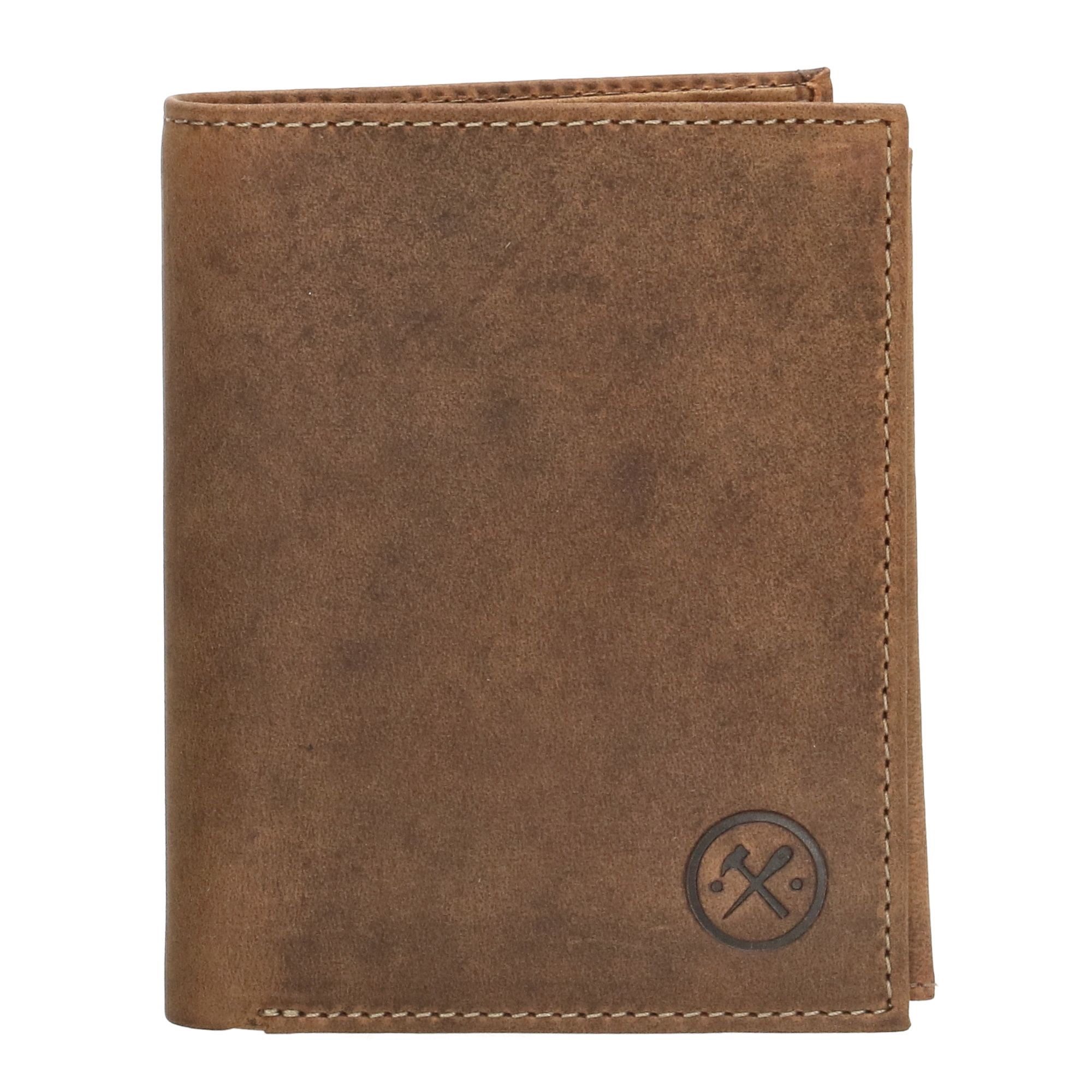 Hide & Stitches Idaho Portemonnee Billfold Bruin