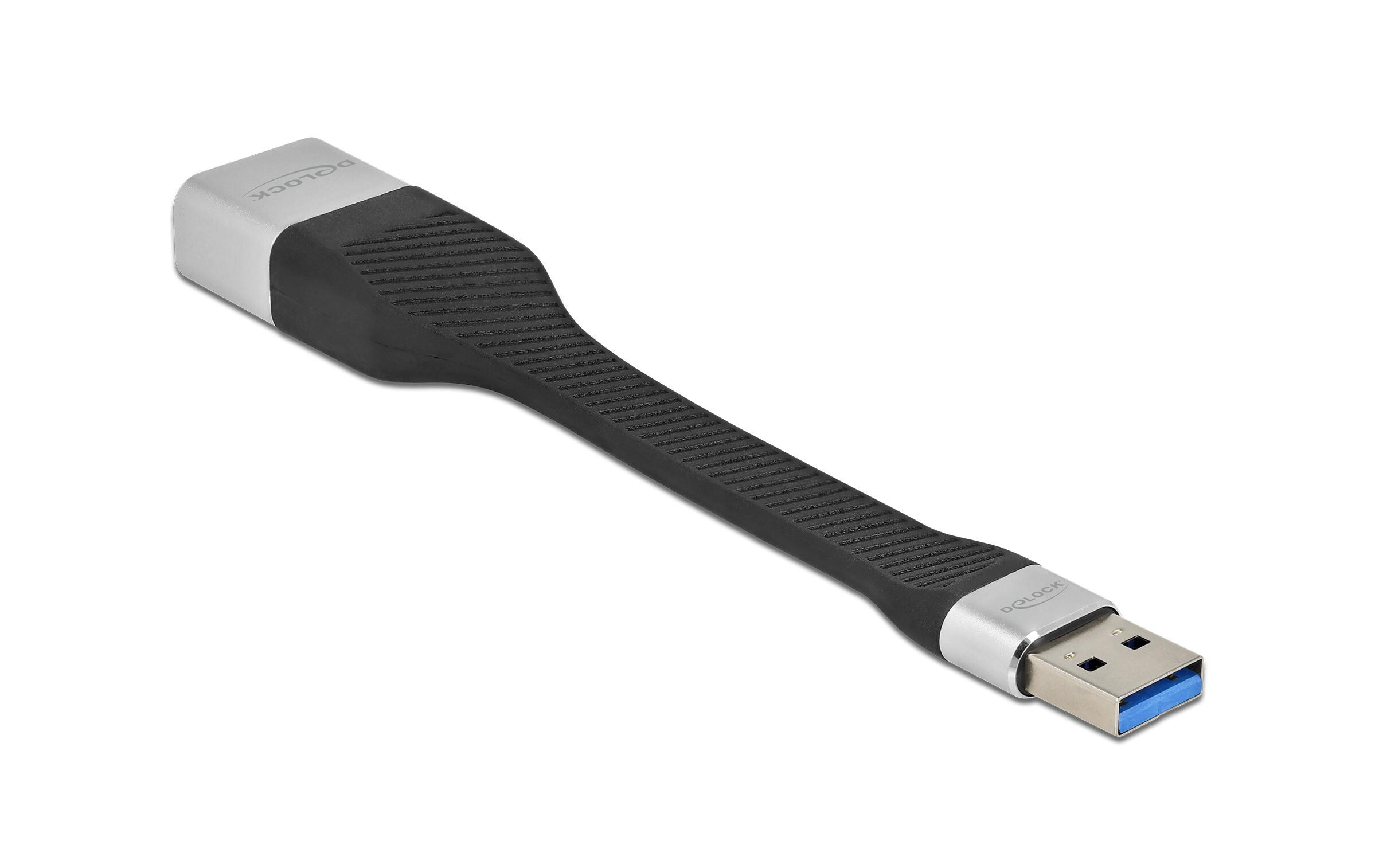 Netzwerk-Adapter FPC Flachbandkabel USB 3.2 Gen1Delock FPC Flachbandkabel USB Typ-A zu Gigabit LAN 10/100/1000 Mbps 13 cm