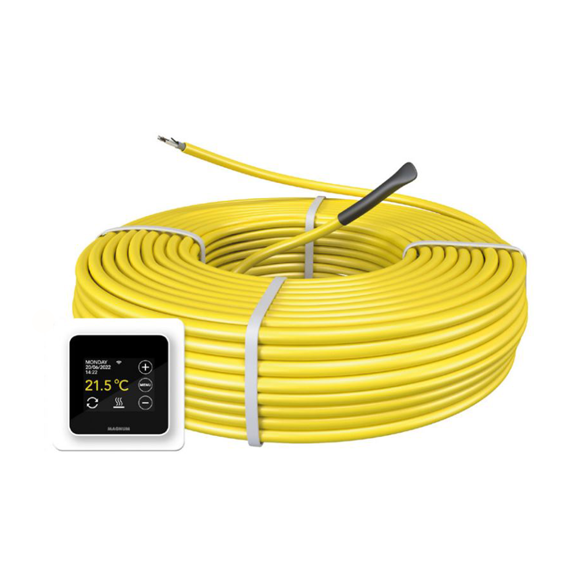 Magnum Cable elektrische vloerverwarming incl. klokthermostaat 123.5m 2100W