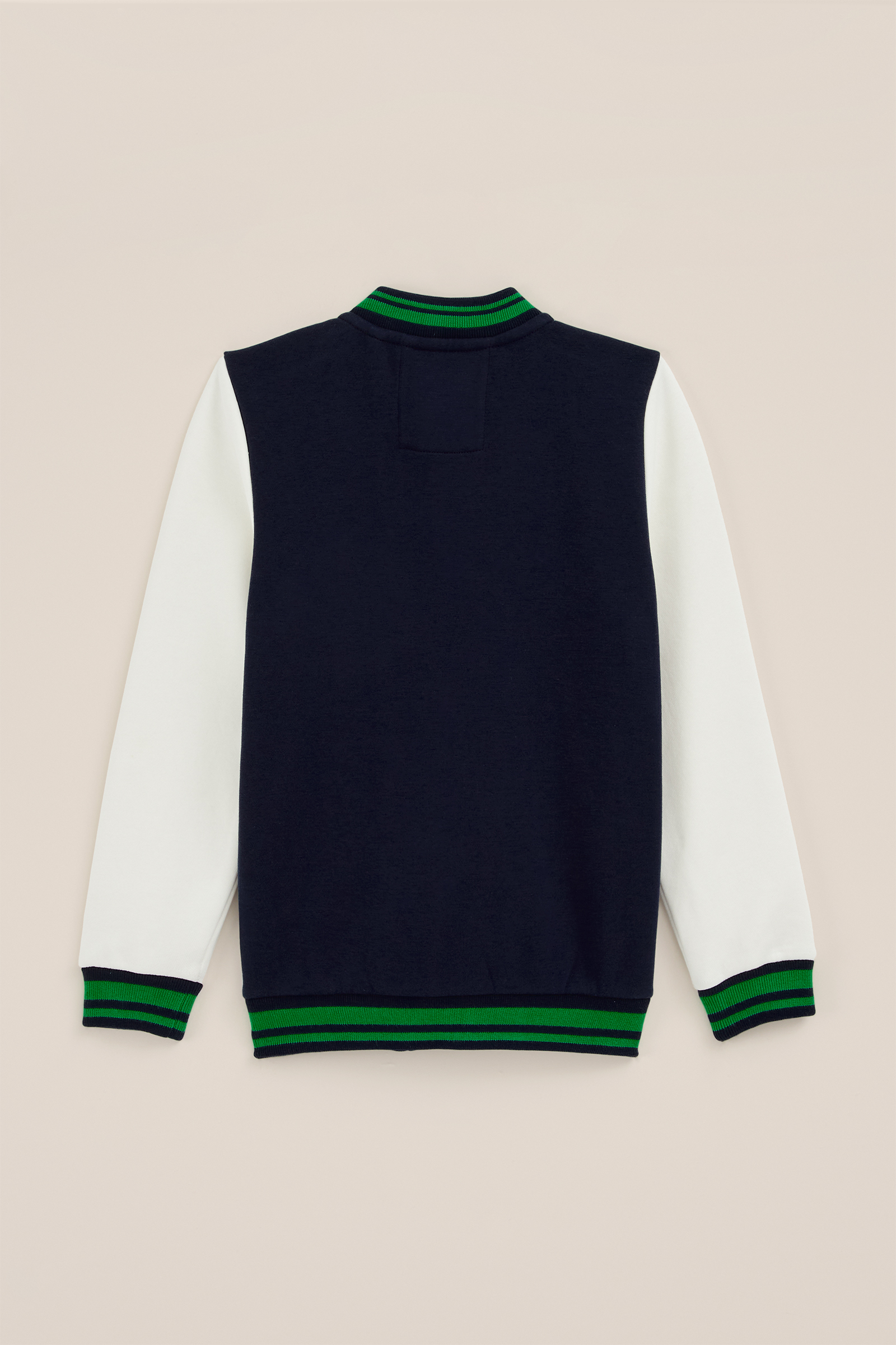 Jongens bombervest met embroidery Blue Ridge Donkerblauw