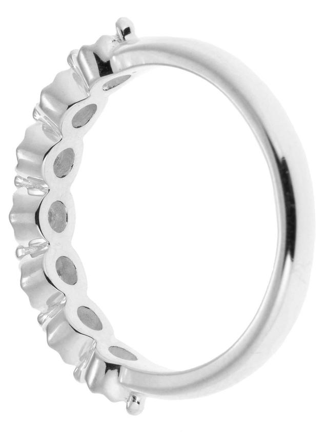 Rivière-Ring mit Brillanten, ges. ca. 0,14 ct. I/J, SI1