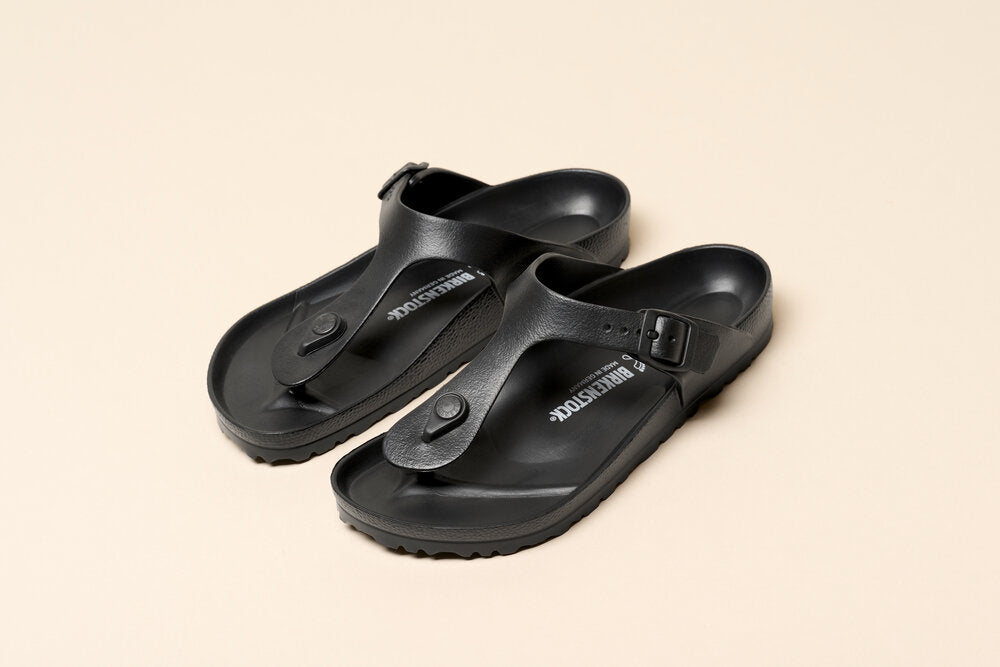 Birkenstock  Gizeh sandaler - sort