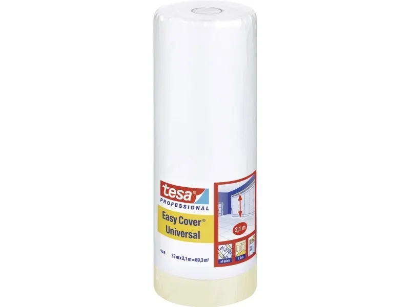 tesa 04368-00000-03 Afdækningsfolie tesa Easy Cover® (L x B) 33.00 m x 2100.00 mm 33 m