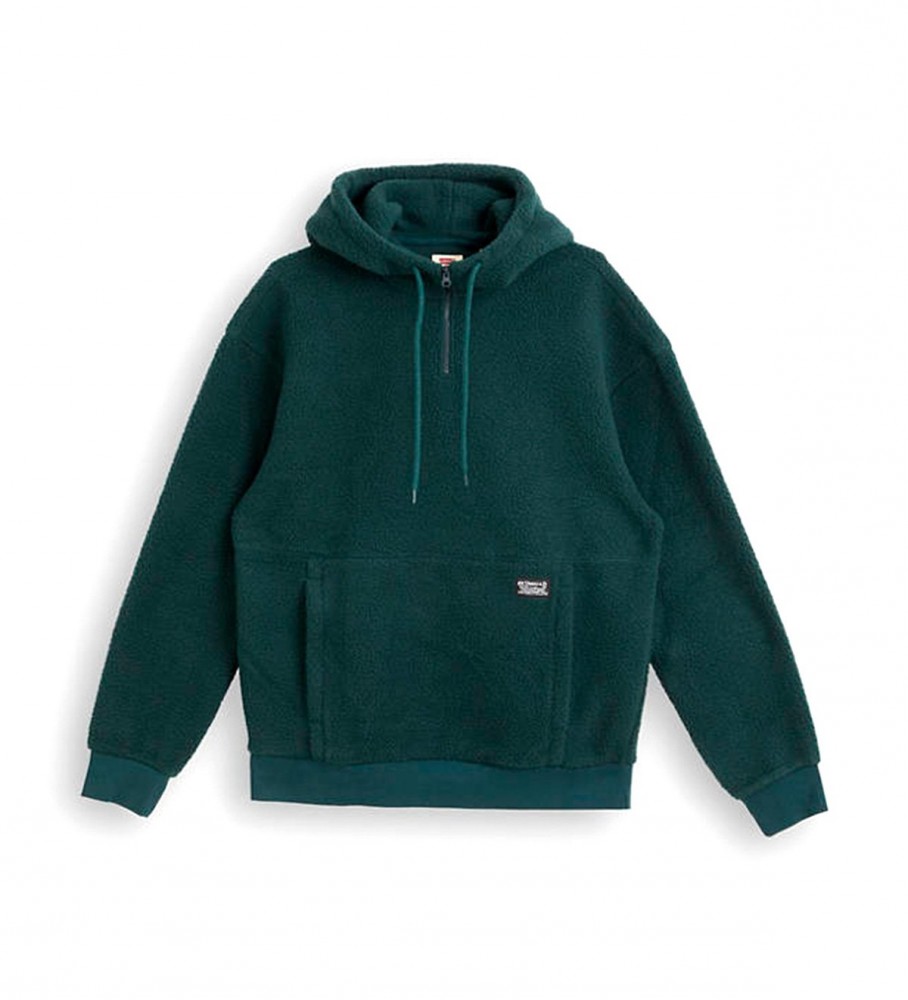 Moletom com capuz funcional Levi's Sherpa, verde