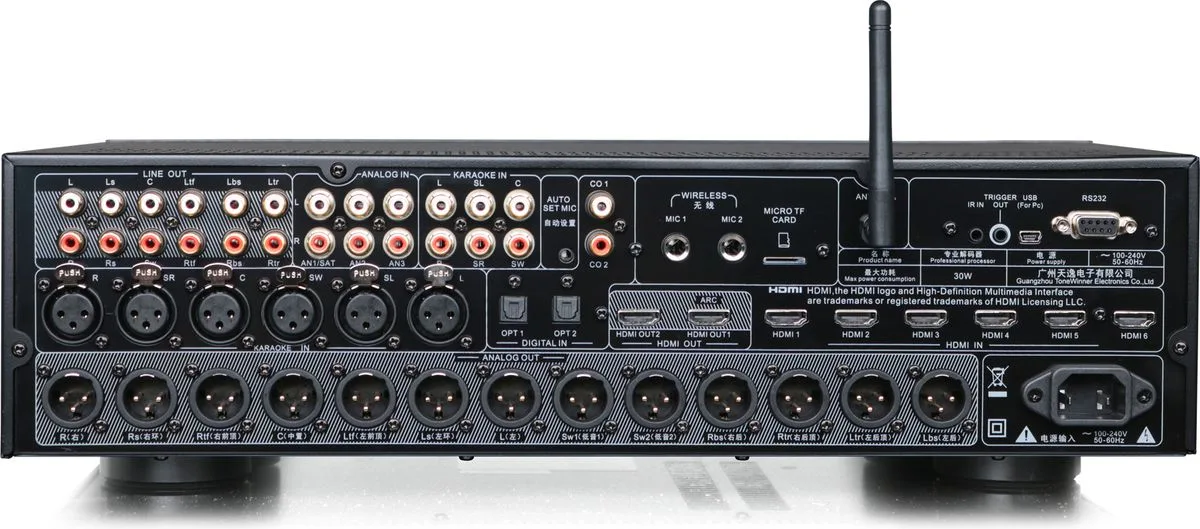 Tonewinner AT 200   AD 5100 PA   Amplis home-cinéma