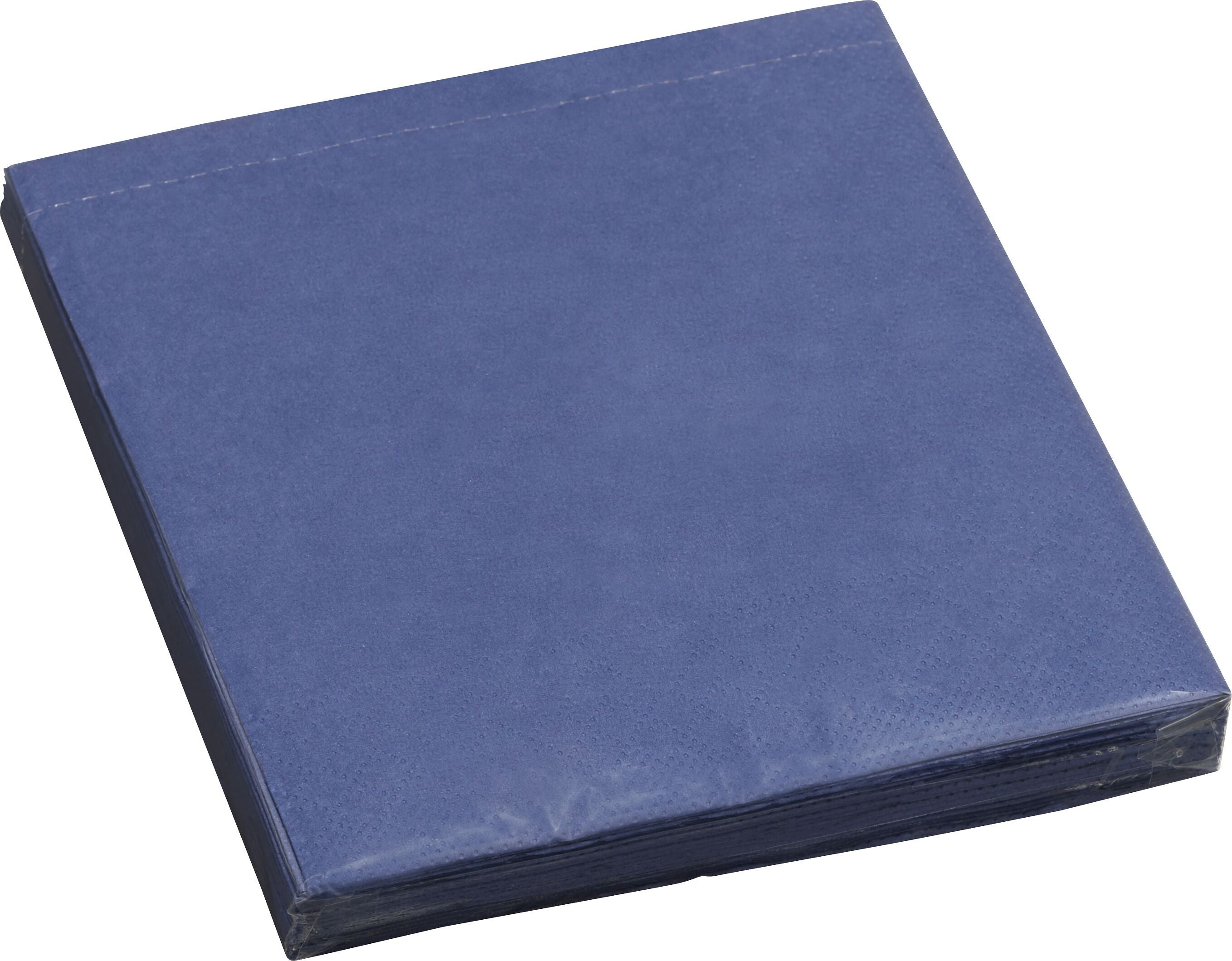PAPER PAPER Papierservietten - Blau / B: 33.0 cm x T: 33.0 cm x H: 0.1 cm