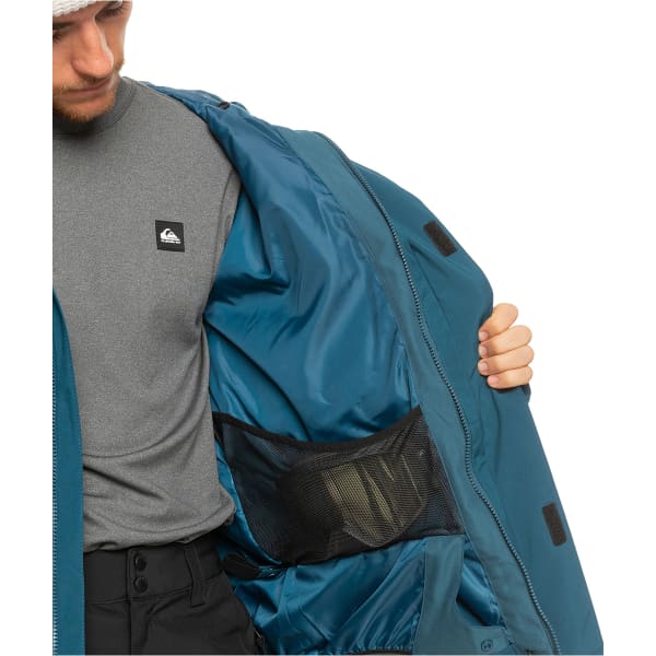 Veste de ski QUIKSILVER MISSION SOLID JK MAJOLICA BLUE