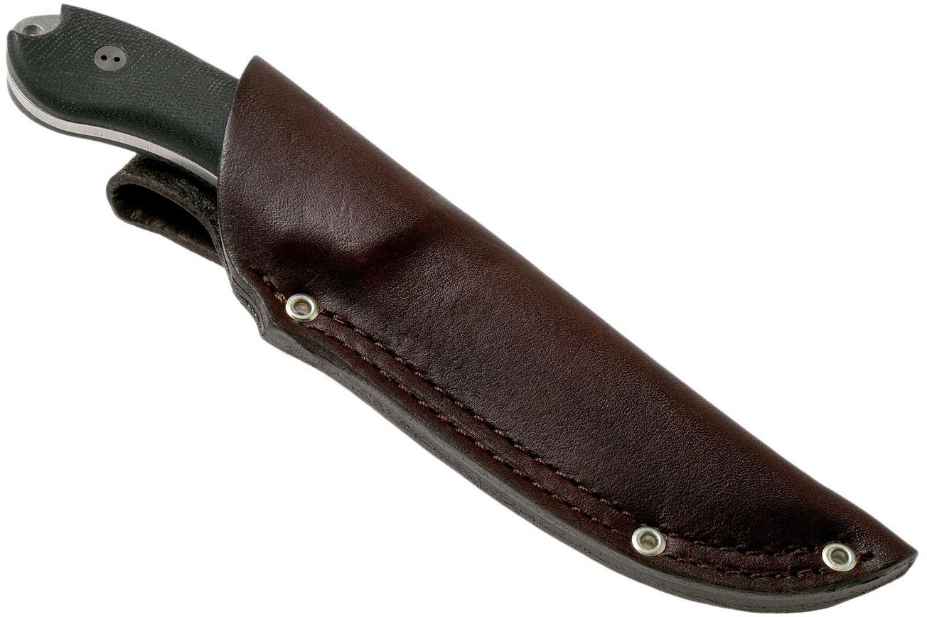 Bradford Guardian 4, 3D Black Micarta Guardian 4 CPM 3V, Full Flat Stonewashed 4FH-101-3V