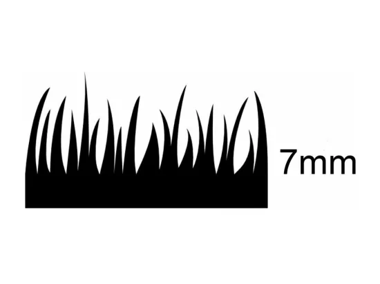 Tapis de gazon synthétique, faux gazon artificiel, 7 MM, 1x5 MT, 48687