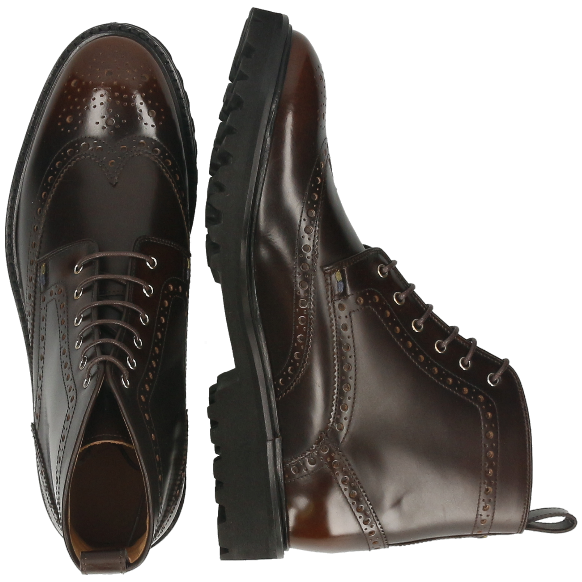MATTHEW 7 - Bottines à talon bottier | Marron