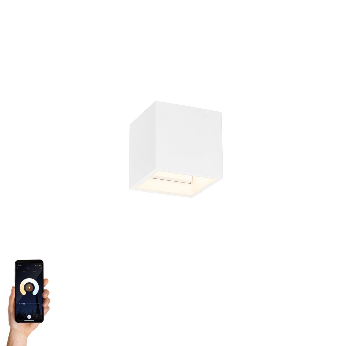 Smart wandlamp wit incl. Wifi G9 - Kay Novo