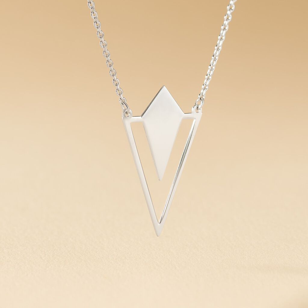 Collier Tylee Argent Blanc