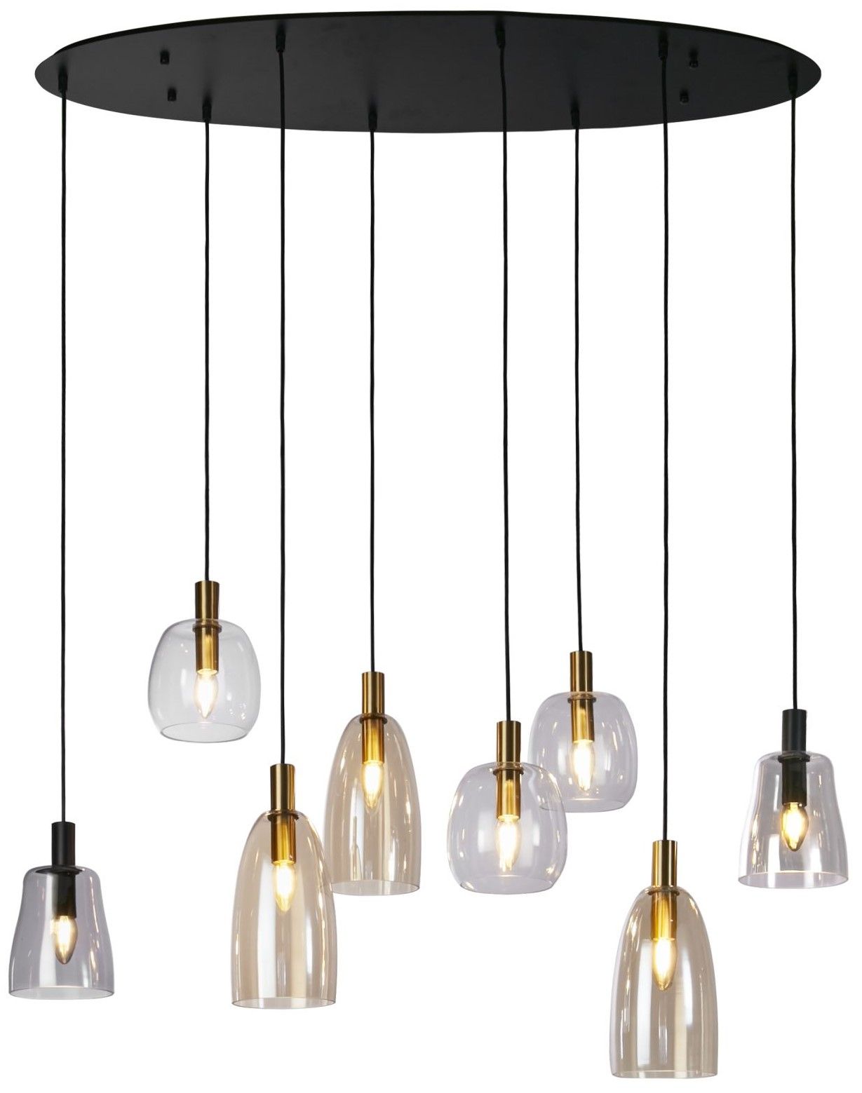 Hanglamp 36463-8BK Divine B120 x D35 cm