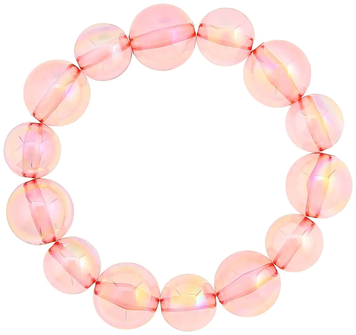 Armband - Transparent Pink