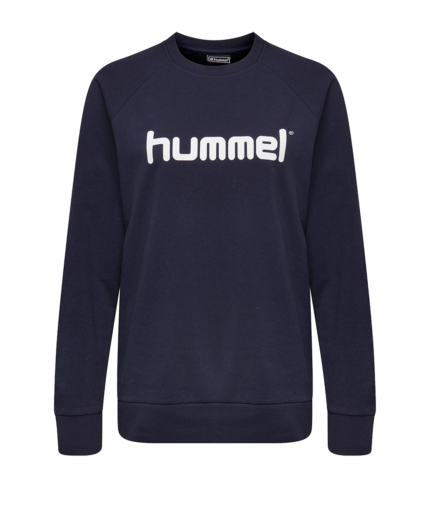Hummel Cotton Logo Sweatshirt Damen Blau F7026