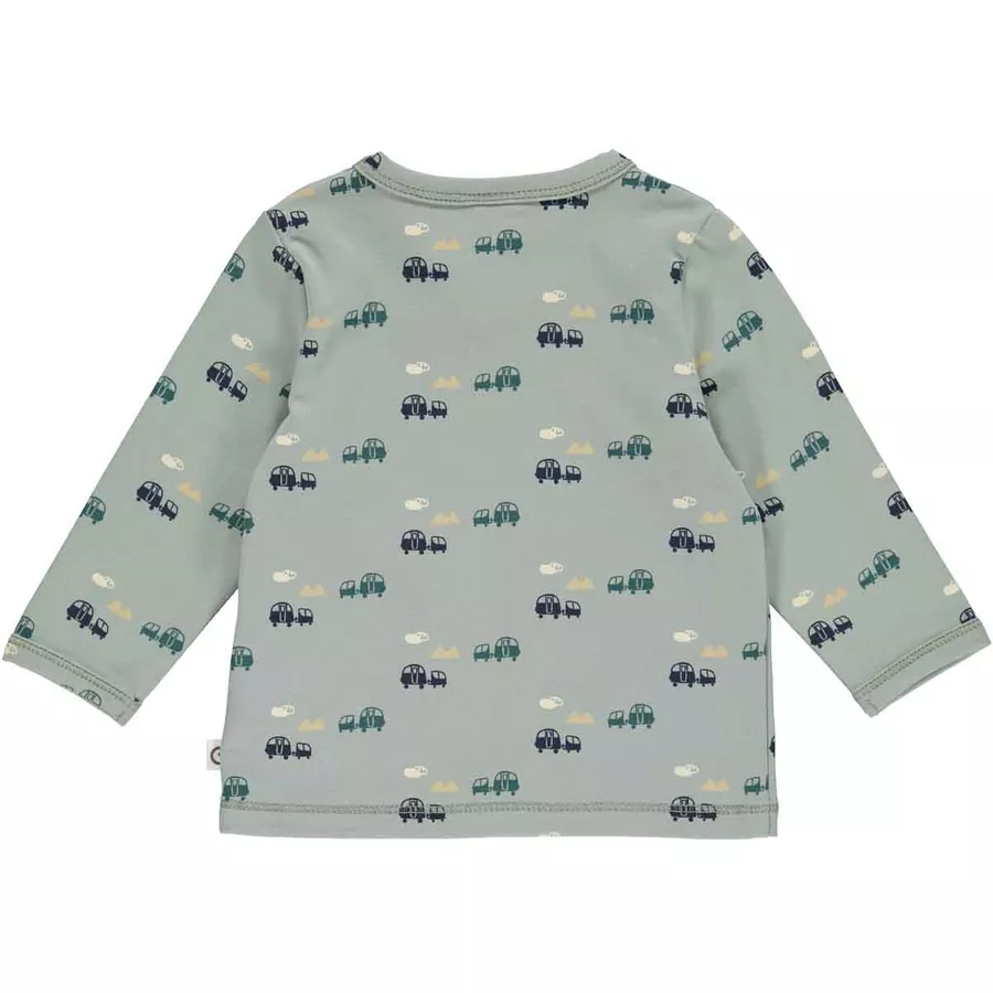 Müsli Babylangarmshirt greenbluePineRye
