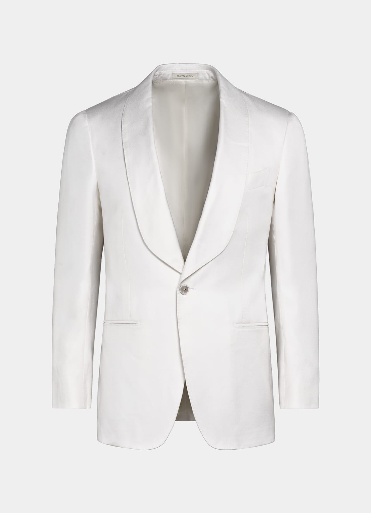 Veste de smoking Havana coupe Tailored blanc cassé