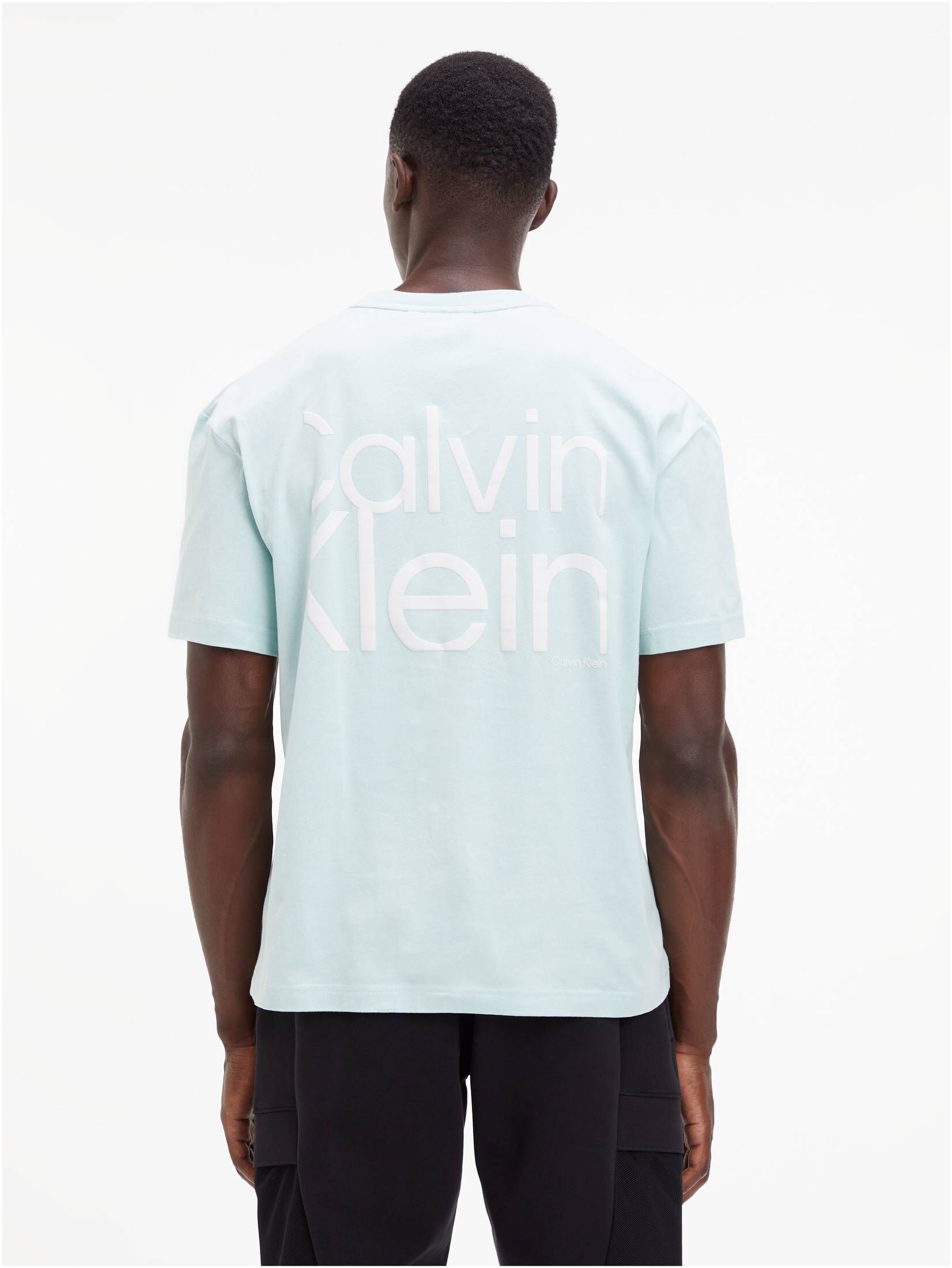 CALVIN KLEIN| Herren T-Shirt MATTE BACK LOGO