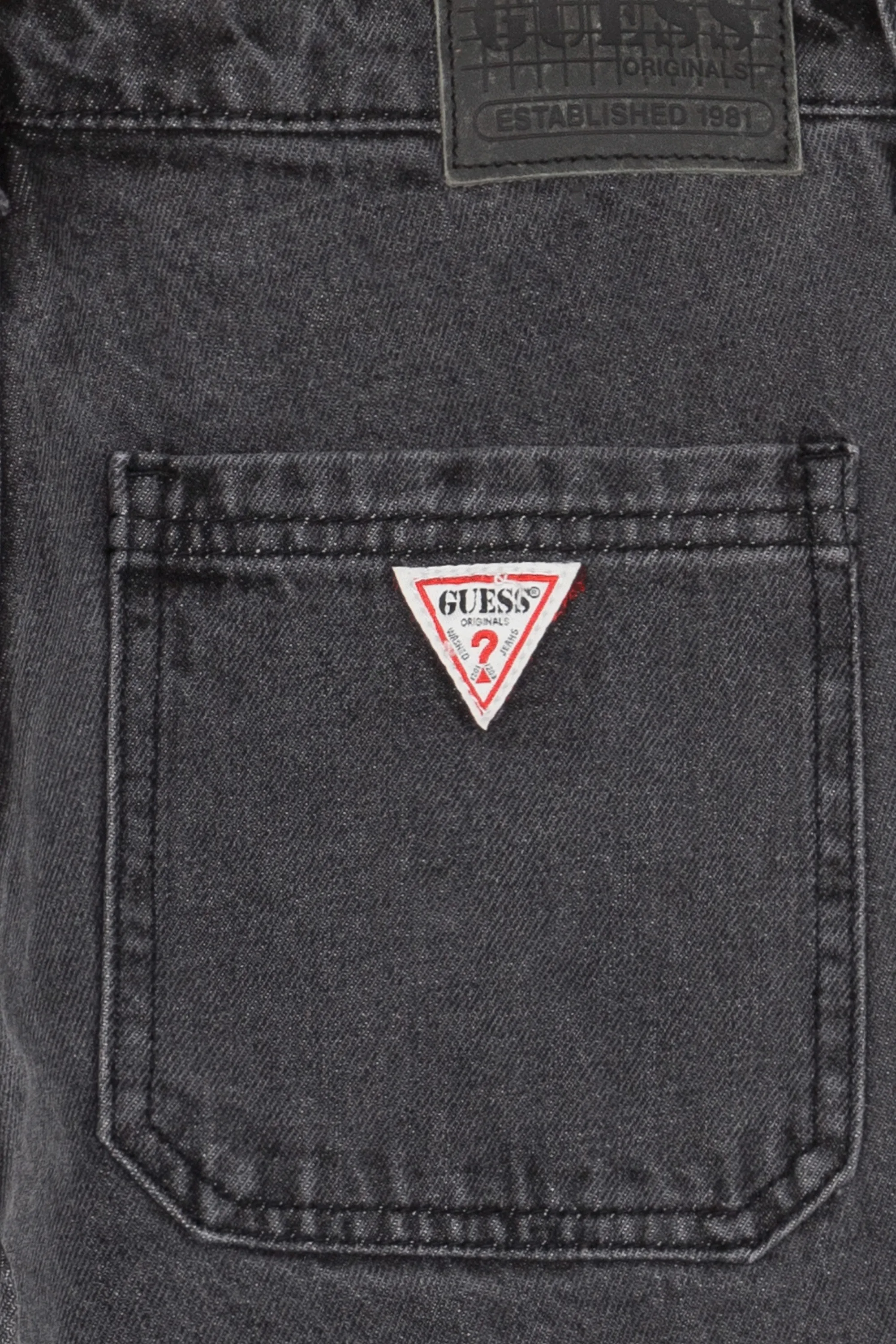 GUESS ORIGINALS Jean GO KIT CARGO DISTRESS F Noir