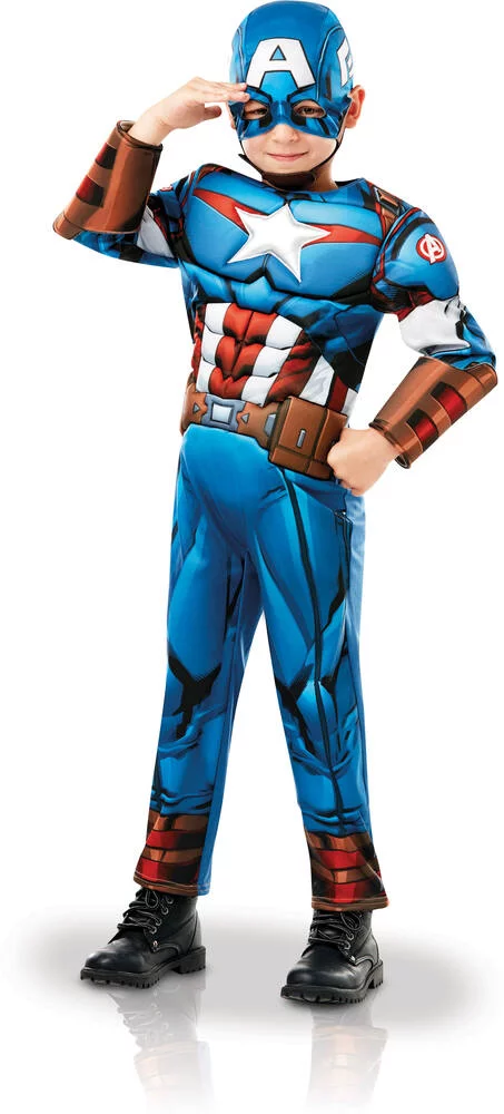 MARVEL CAPTAIN AMERICA - DEGUISEMENT LUXE - TAILLE S