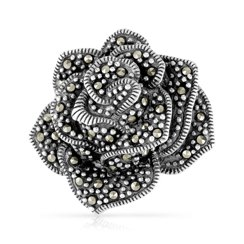 Bague argent 925 marcassites