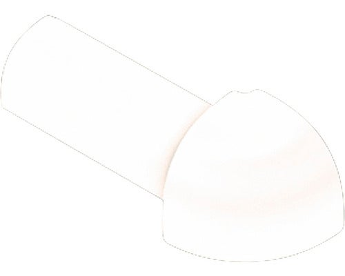 Schlüter Rondec PVC buitenhoek 8 mm, briljantwit