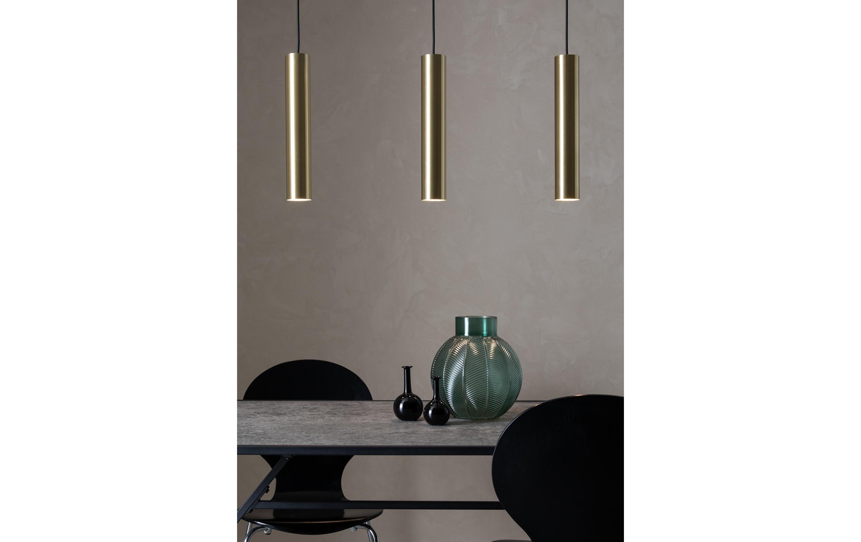Pendelleuchte Ruben 3L Gold<br>Spotleuchte mit GU10 Fassung