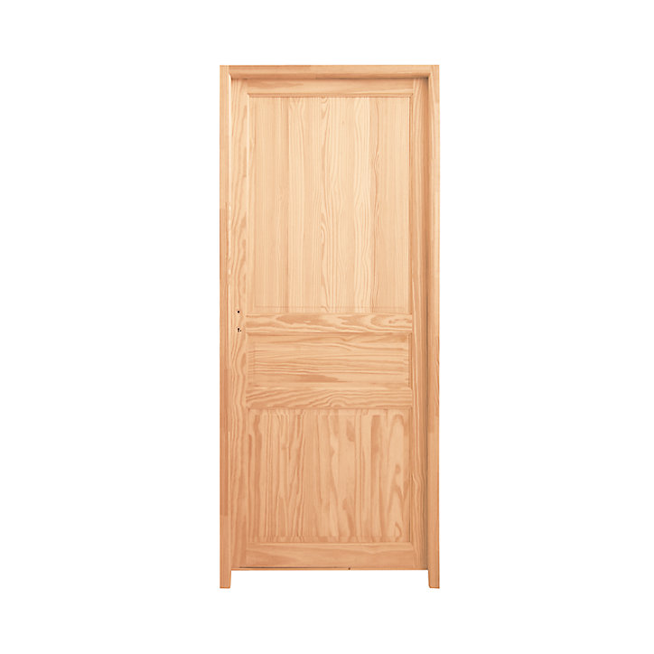 Bloc-porte Ordesa pin H.204 x l.83 cm, poussant droit