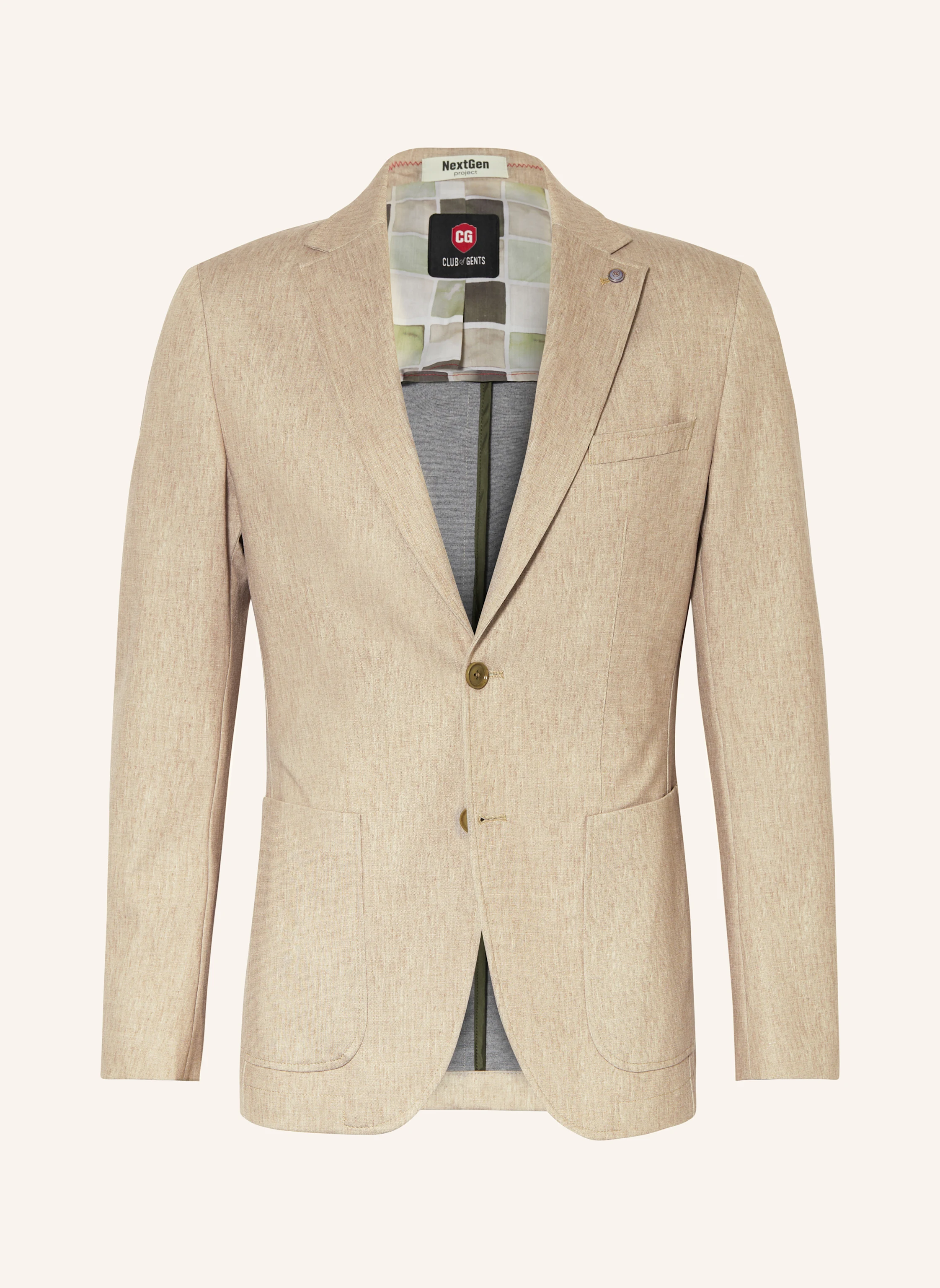 CG - CLUB of GENTS Anzugssakko CG CARTER Slim Fit aus Jersey